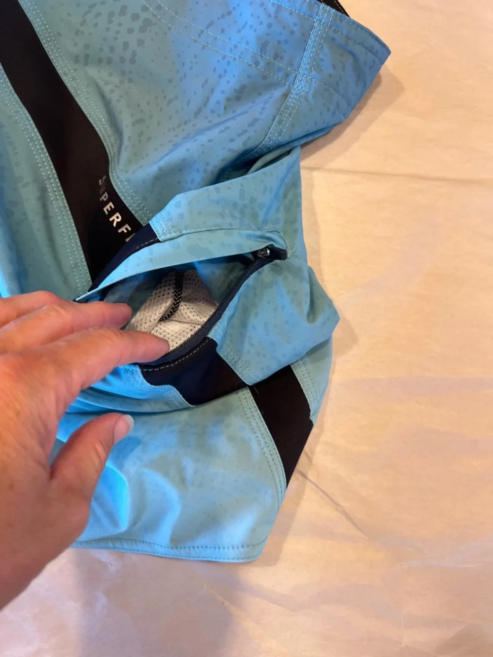 O'Neill Men’s Aqua Board Shorts with Black Side Panels